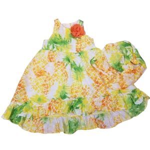 Penelope Mack 2 PC pineapple dress 12 month